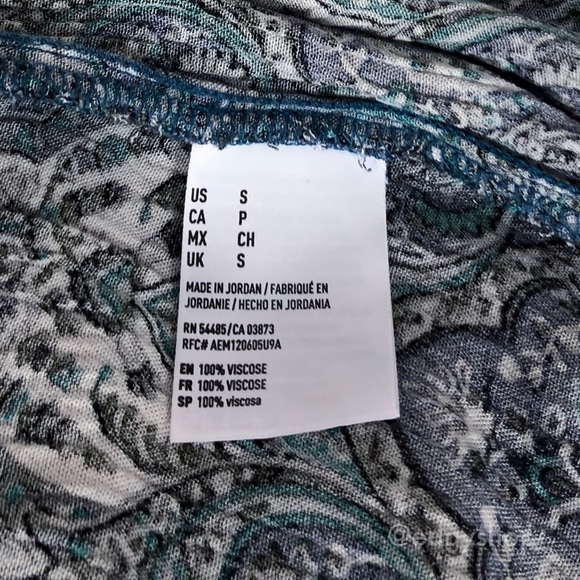 American Eagle | Paisley Halter Keyhole Back Dress - Picture 5 of 6